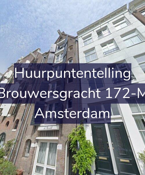 Foto gevel Huurpuntentelling voor Brouwersgracht 172-M, Amsterdam