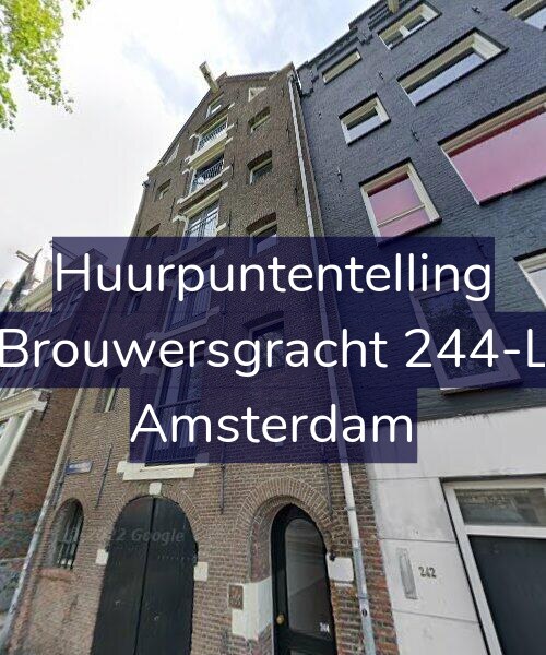 Foto gevel Huurpuntentelling voor Brouwersgracht 244-L, Amsterdam
