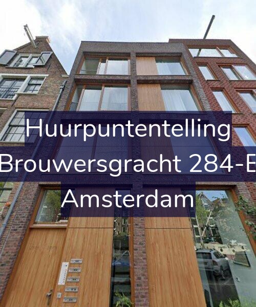 Foto gevel Huurpuntentelling voor Brouwersgracht 284-E, Amsterdam