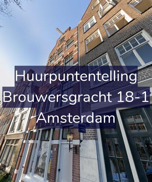 Foto gevel Huurpuntentelling voor Brouwersgracht 18-1, Amsterdam