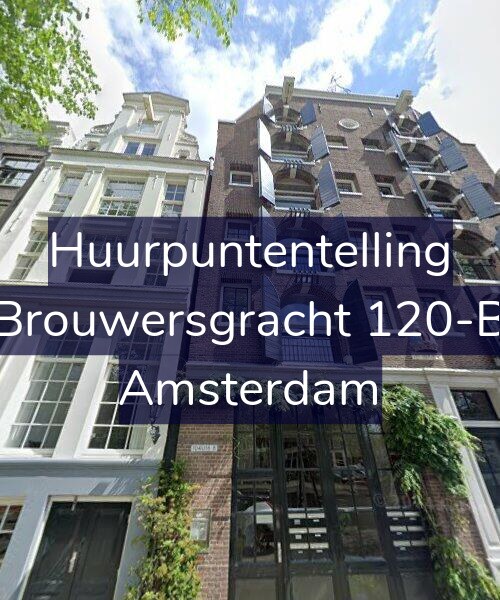 Foto gevel Huurpuntentelling voor Brouwersgracht 120-B, Amsterdam