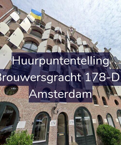 Foto gevel Huurpuntentelling voor Brouwersgracht 178-D1, Amsterdam