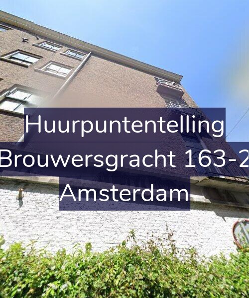 Foto gevel Huurpuntentelling voor Brouwersgracht 163-2, Amsterdam