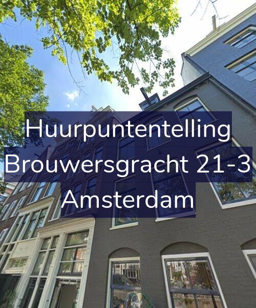 Foto gevel Huurpuntentelling voor Brouwersgracht 21-3, Amsterdam