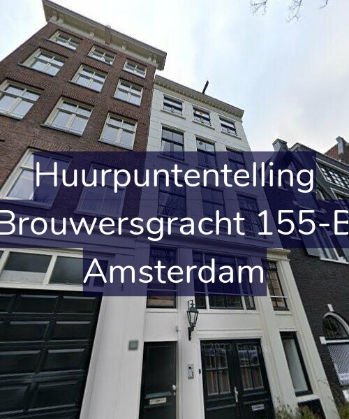 Foto gevel Huurpuntentelling voor Brouwersgracht 155-B, Amsterdam