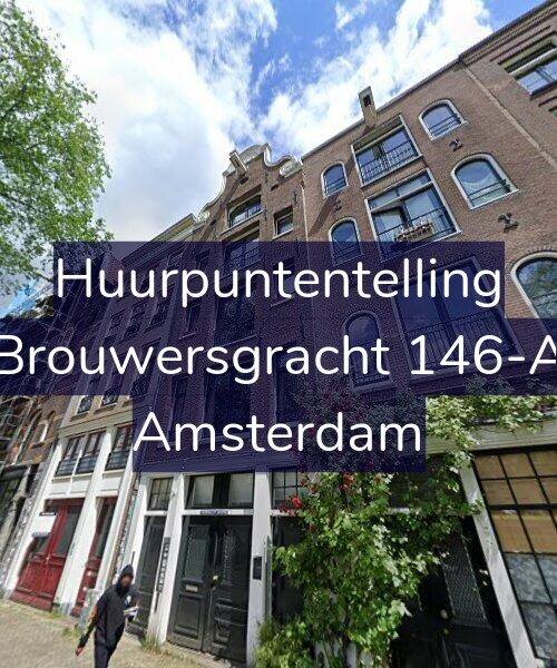 Foto gevel Huurpuntentelling voor Brouwersgracht 146-A, Amsterdam