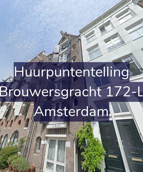 Foto gevel Huurpuntentelling voor Brouwersgracht 172-L, Amsterdam