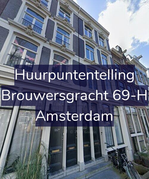 Foto gevel Huurpuntentelling voor Brouwersgracht 69-H, Amsterdam
