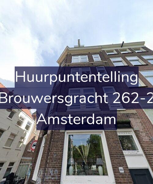 Foto gevel Huurpuntentelling voor Brouwersgracht 262-2, Amsterdam