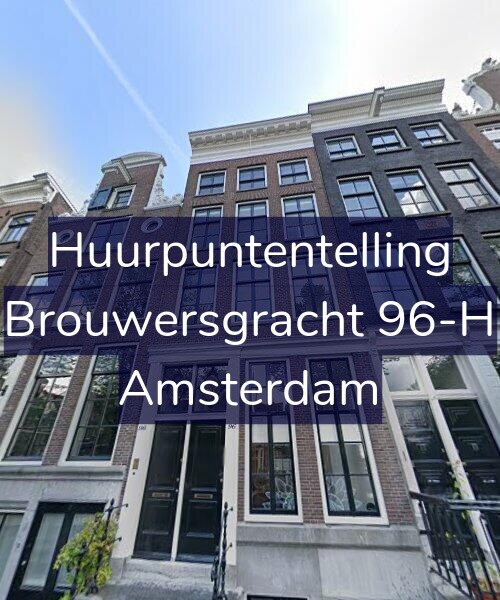 Foto gevel Huurpuntentelling voor Brouwersgracht 96-H, Amsterdam