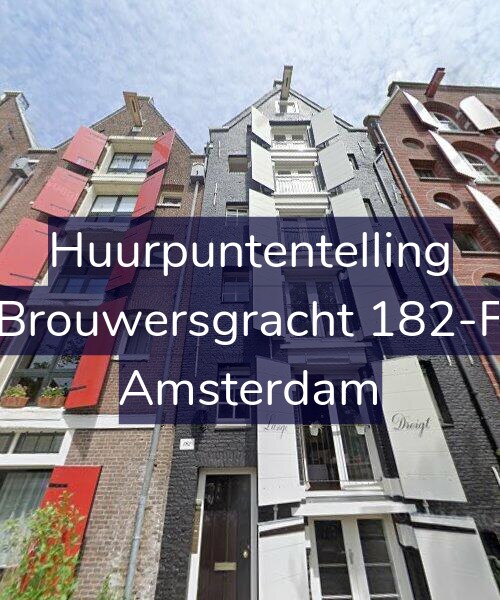 Foto gevel Huurpuntentelling voor Brouwersgracht 182-F, Amsterdam