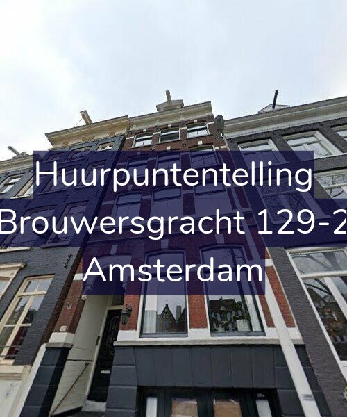 Foto gevel Huurpuntentelling voor Brouwersgracht 129-2, Amsterdam