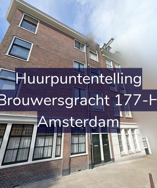 Foto gevel Huurpuntentelling voor Brouwersgracht 177-H, Amsterdam