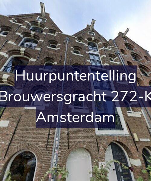 Foto gevel Huurpuntentelling voor Brouwersgracht 272-K, Amsterdam
