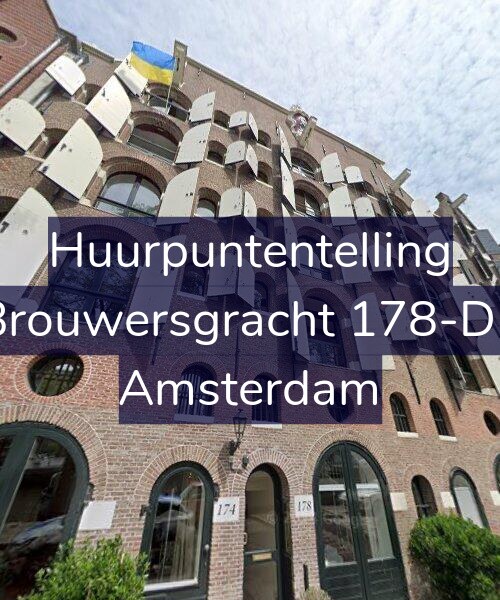 Foto gevel Huurpuntentelling voor Brouwersgracht 178-D2, Amsterdam