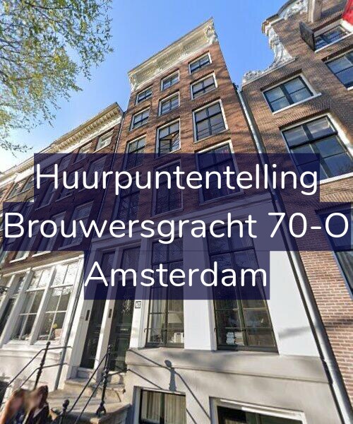Foto gevel Huurpuntentelling voor Brouwersgracht 70-O, Amsterdam