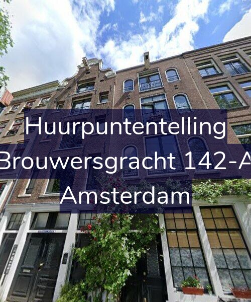 Foto gevel Huurpuntentelling voor Brouwersgracht 142-A, Amsterdam