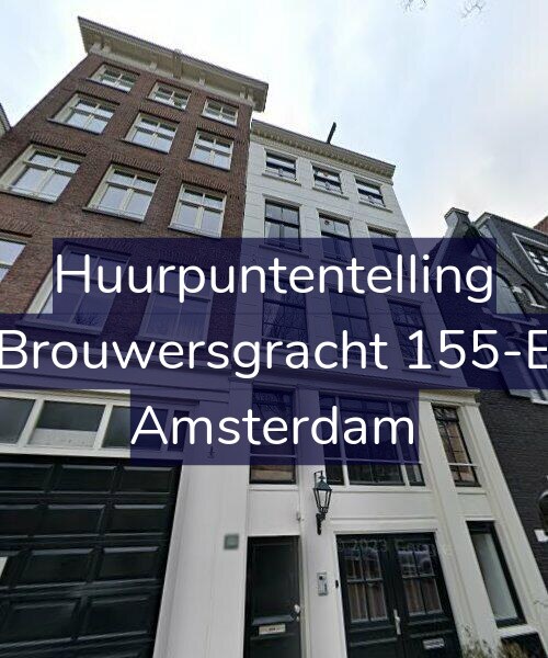 Foto gevel Huurpuntentelling voor Brouwersgracht 155-E, Amsterdam