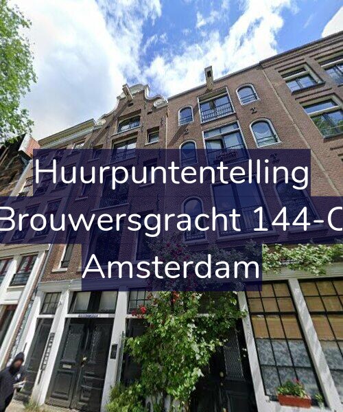 Foto gevel Huurpuntentelling voor Brouwersgracht 144-C, Amsterdam