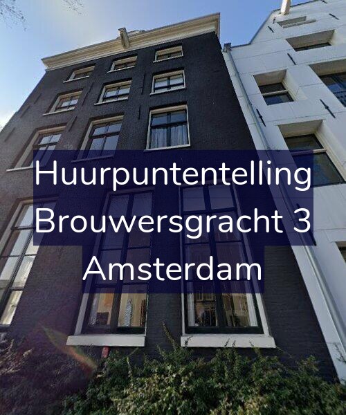 Foto gevel Huurpuntentelling voor Brouwersgracht 3, Amsterdam