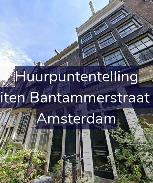 Foto gevel Huurpuntentelling voor Buiten Bantammerstraat 11, Amsterdam