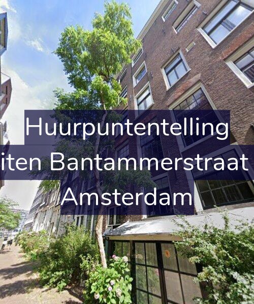 Foto gevel Huurpuntentelling voor Buiten Bantammerstraat 21, Amsterdam