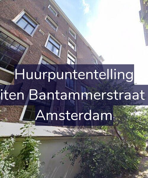 Foto gevel Huurpuntentelling voor Buiten Bantammerstraat 15, Amsterdam