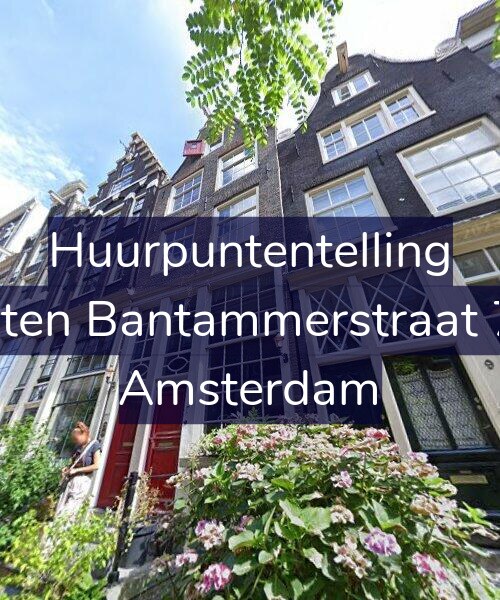 Foto gevel Huurpuntentelling voor Buiten Bantammerstraat 7-1, Amsterdam