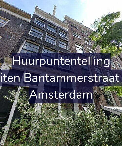 Foto gevel Huurpuntentelling voor Buiten Bantammerstraat 13, Amsterdam