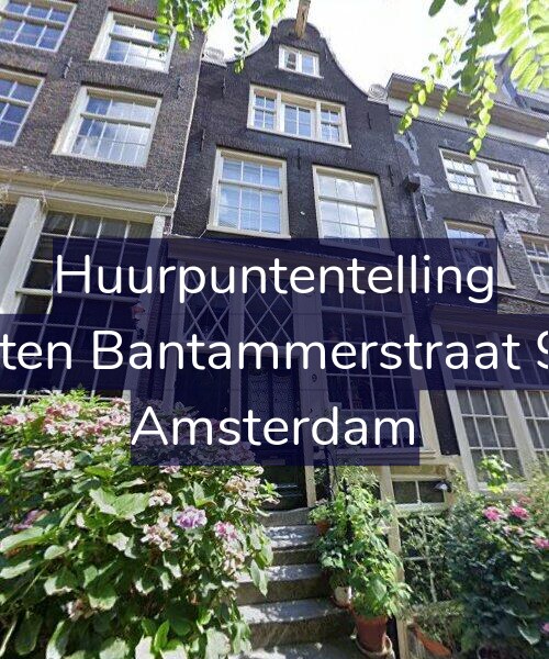 Foto gevel Huurpuntentelling voor Buiten Bantammerstraat 9-H, Amsterdam