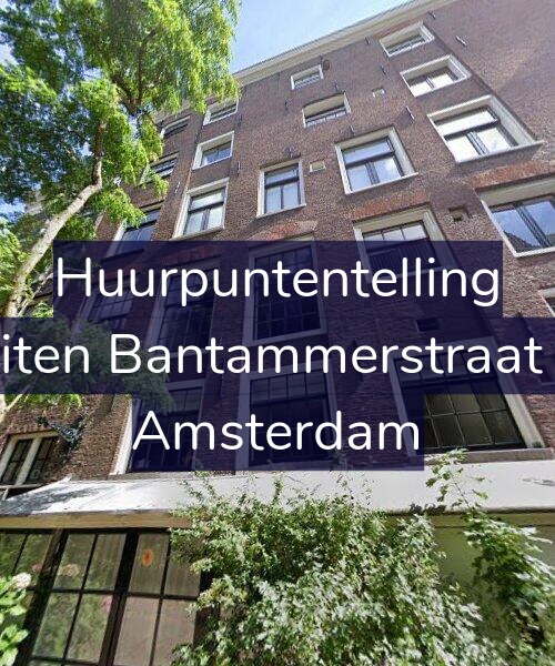 Foto gevel Huurpuntentelling voor Buiten Bantammerstraat 19, Amsterdam