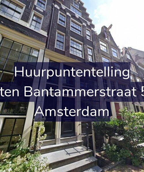 Foto gevel Huurpuntentelling voor Buiten Bantammerstraat 5-H, Amsterdam