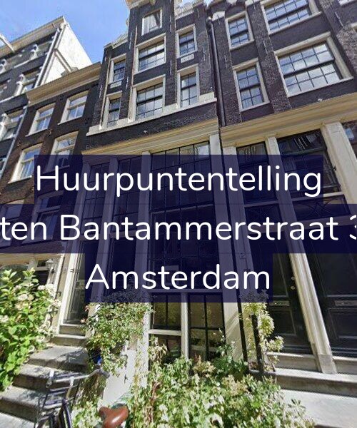 Foto gevel Huurpuntentelling voor Buiten Bantammerstraat 3-H, Amsterdam
