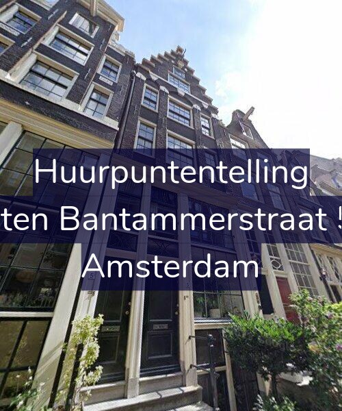 Foto gevel Huurpuntentelling voor Buiten Bantammerstraat 5-1, Amsterdam