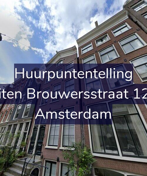 Foto gevel Huurpuntentelling voor Buiten Brouwersstraat 12-O, Amsterdam