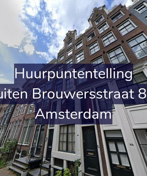 Foto gevel Huurpuntentelling voor Buiten Brouwersstraat 8-1, Amsterdam