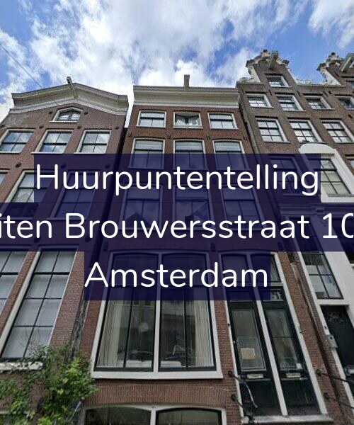 Foto gevel Huurpuntentelling voor Buiten Brouwersstraat 10-O, Amsterdam