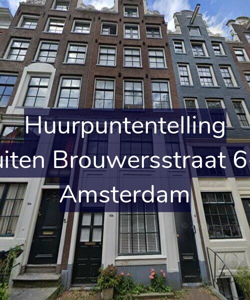 Foto gevel Huurpuntentelling voor Buiten Brouwersstraat 6-H, Amsterdam