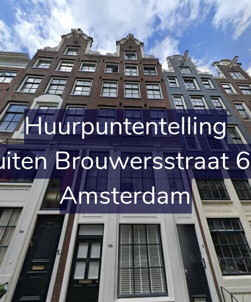 Foto gevel Huurpuntentelling voor Buiten Brouwersstraat 6-1, Amsterdam