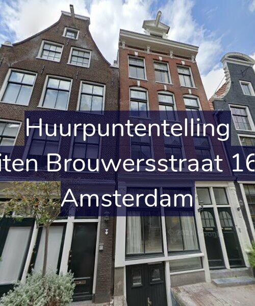 Foto gevel Huurpuntentelling voor Buiten Brouwersstraat 16-H, Amsterdam