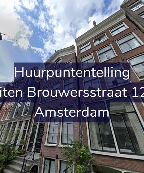 Foto gevel Huurpuntentelling voor Buiten Brouwersstraat 12-1, Amsterdam