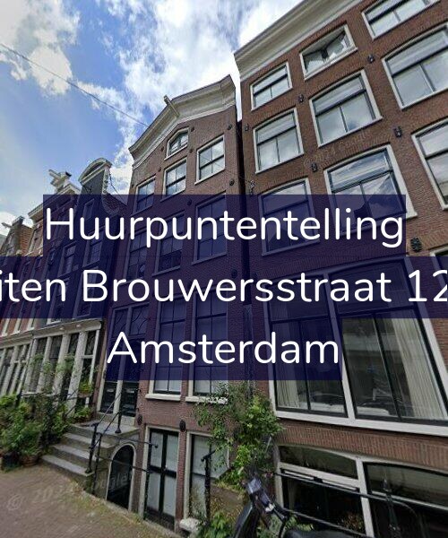 Foto gevel Huurpuntentelling voor Buiten Brouwersstraat 12-H, Amsterdam