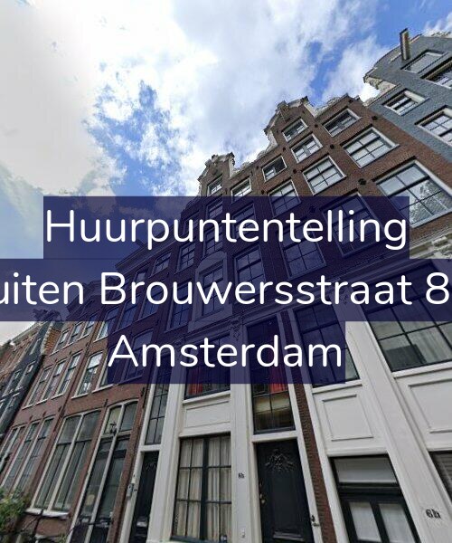 Foto gevel Huurpuntentelling voor Buiten Brouwersstraat 8-2, Amsterdam
