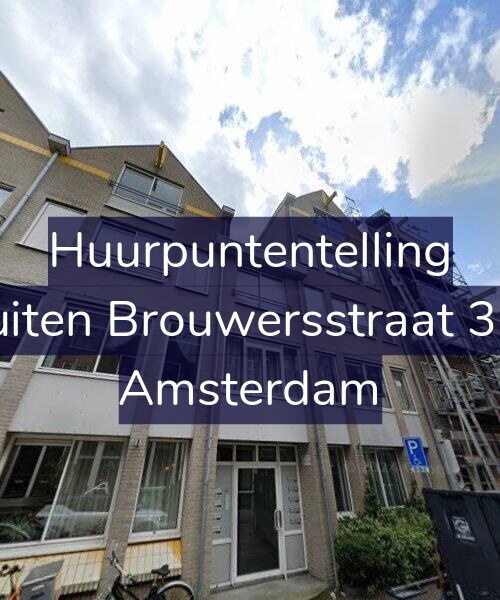Foto gevel Huurpuntentelling voor Buiten Brouwersstraat 3-B, Amsterdam