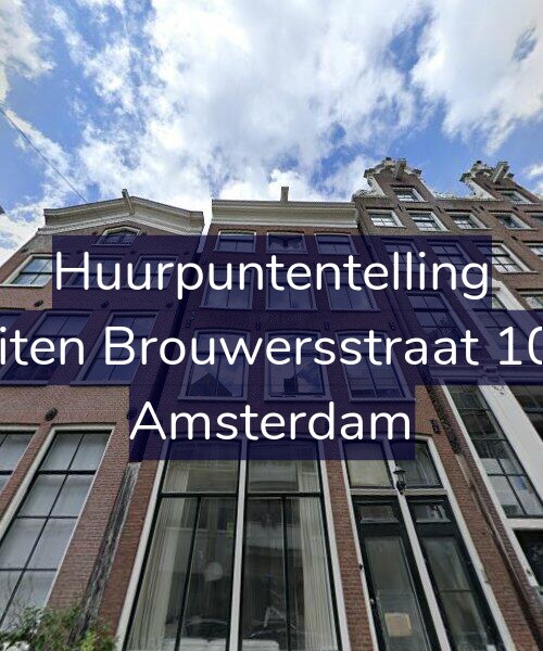 Foto gevel Huurpuntentelling voor Buiten Brouwersstraat 10-2, Amsterdam