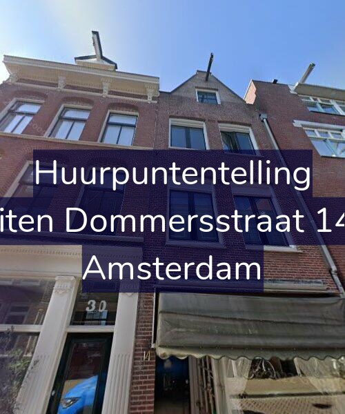Foto gevel Huurpuntentelling voor Buiten Dommersstraat 14-1, Amsterdam
