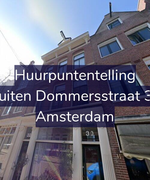 Foto gevel Huurpuntentelling voor Buiten Dommersstraat 32, Amsterdam