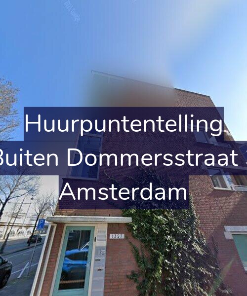Foto gevel Huurpuntentelling voor Buiten Dommersstraat 3, Amsterdam