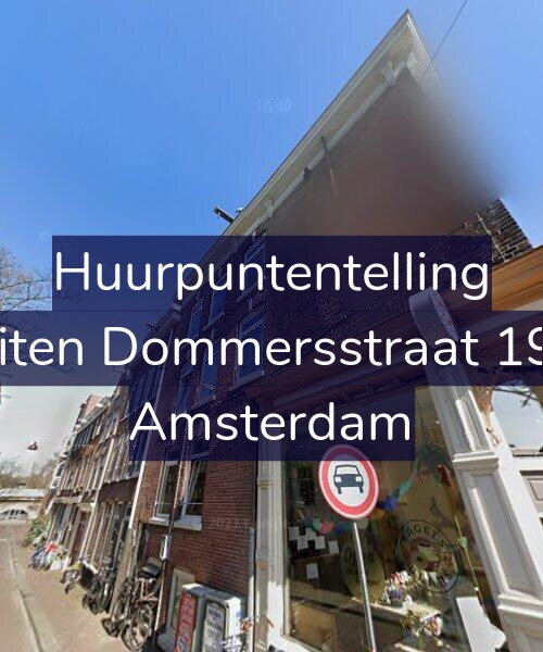 Foto gevel Huurpuntentelling voor Buiten Dommersstraat 19-2, Amsterdam
