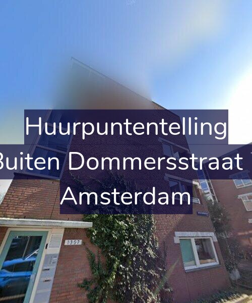 Foto gevel Huurpuntentelling voor Buiten Dommersstraat 7, Amsterdam